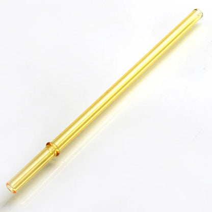 DecorBites™ Glass Bent Straw 200mm - Reusable Cold Beverage Drinking Straw