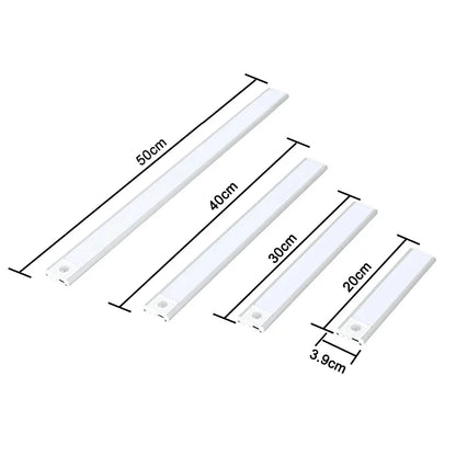 Decorbites™ 50 cm ultraflaches LED-Bewegungssensor-Schranksleuchte für Küche, Schlafzimmer, Schrank