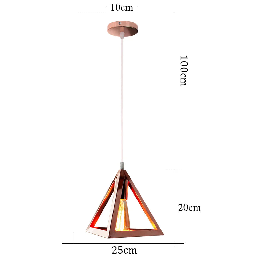 Decorbites™ Industrielles Retro-Loft-LED-Pendantleuchte für Wohnzimmer, Küche und Heim
