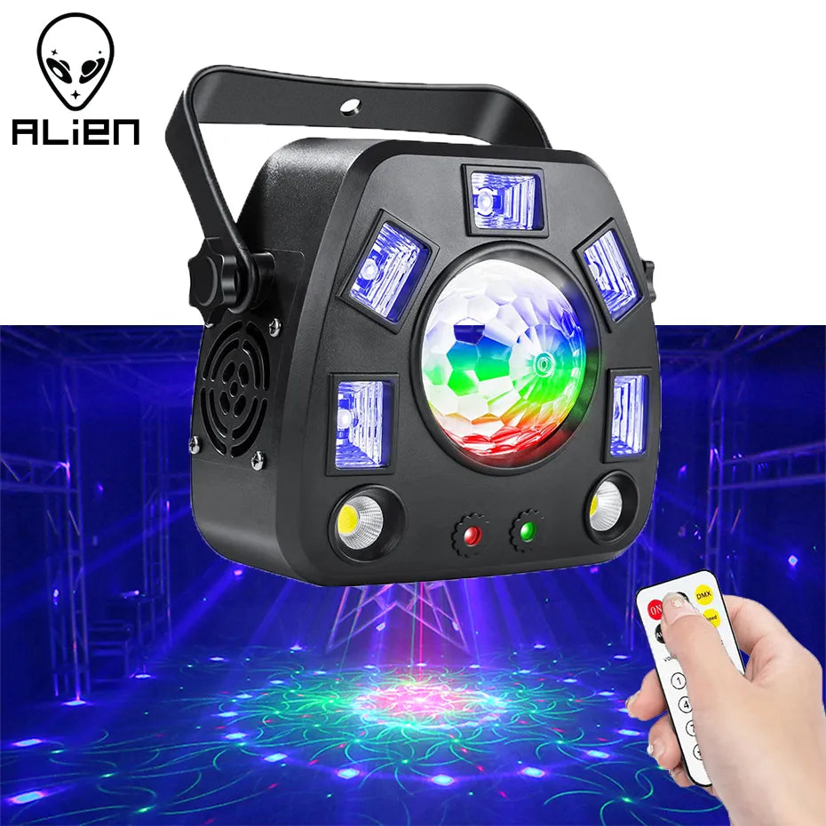 Decorbites™ Laser-Stroboskop-Magieball-Bühnenbeleuchtungseffekt für DJ-Disco-Partys