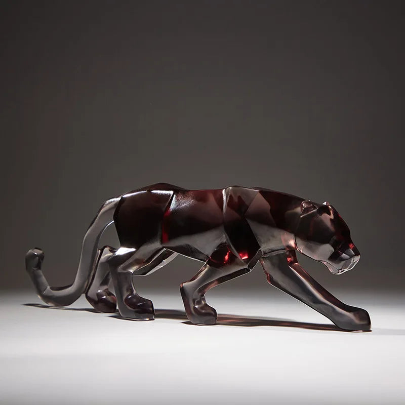 Decorbites™ Leopard Gepard Harz-Tier-Skulpturen für die Heimdekoration