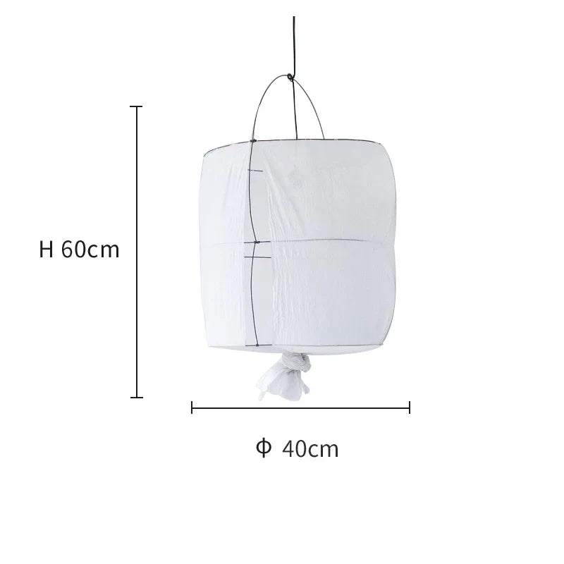 DecorBites™ Linen Cotton Pendant Lamp: Nordic White DIY Fabric Shade LED Island Lighting