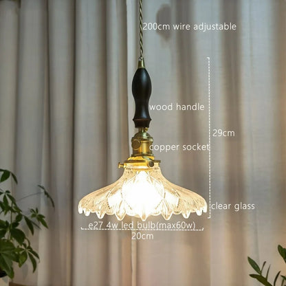 Decorbites™ Japanischer Stil Grüne Glas LED Hängelampe für die Wohnraumausstattung