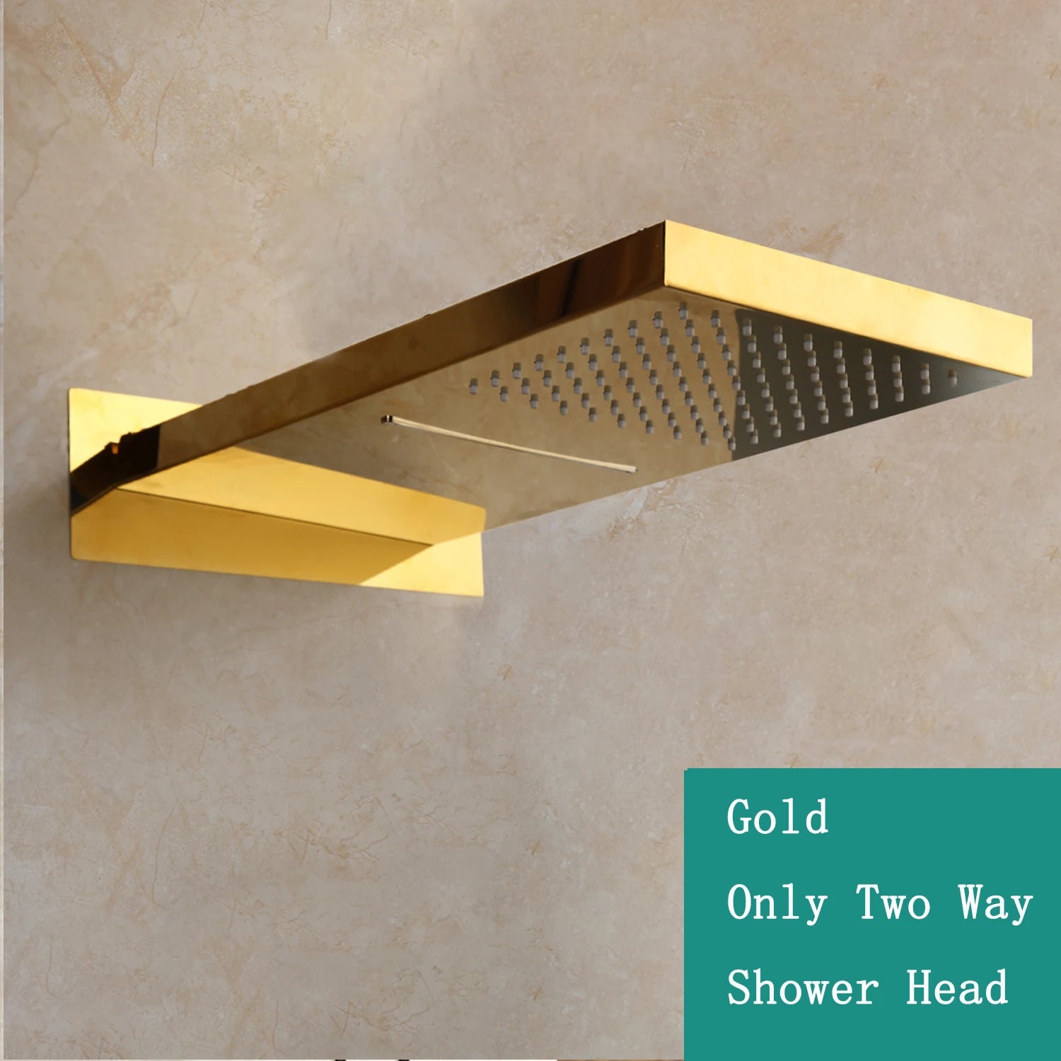 Gold Black Shower System