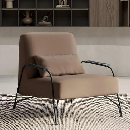 Decorbites™ Italienischer Stil Leicht Luxuriöser Einzel-Sofasessel für Minimalistisches Wohnzimmer und Schlafzimmer