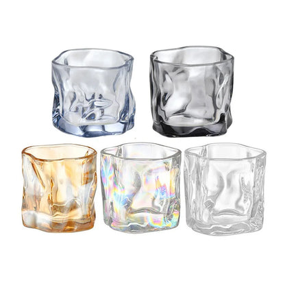 Decorbites™ Eisberg-Glasbecher - 250 ml Klar Unregelmäßige Form Kaffeetasse