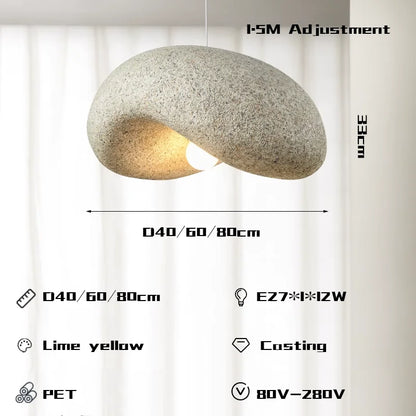 Decorbites™ Sahne-Stil LED-Kronleuchter für die Einrichtung zu Hause – Nordisch-minimalistisches Wabi-Sabi-Design