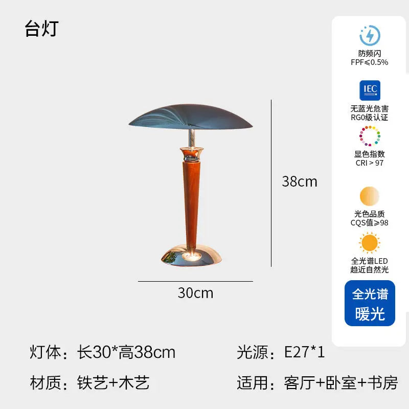 Decorbites™ Industrielle Schreibtischlampe Mittelalterlicher Stil Holz/Eisen LED Stehlampe