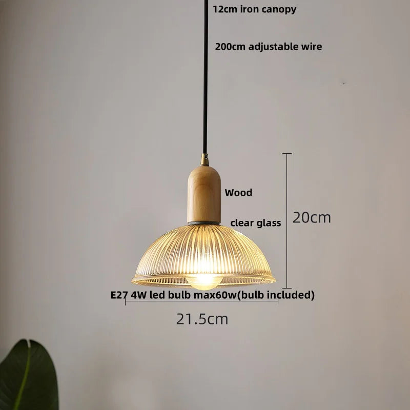 DecorBites™ Glass LED Pendant Light Chandelier for Modern Home Decor