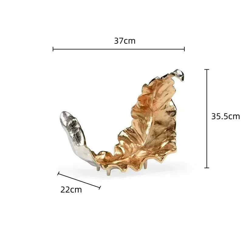 Decorbites™ Blattschale Harzschüssel: Handgefertigte Desktop-Aufbewahrung & Heimdekoration