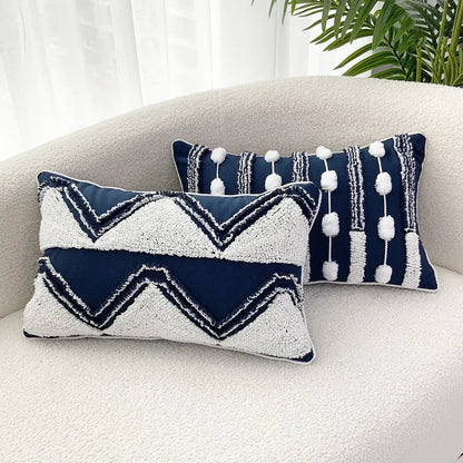 Decorbites™ Geometrisches Tufting-Quasten-Kissenbezug 30x50 cm