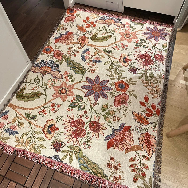 Decorbites™ Kuscheldecke aus Strick mit Fransen - Weich & doppelseitig für Bett- und Sofadecor