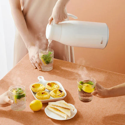Decorbites™ Glas-Isolierkanne: Große Kapazität Thermosflasche für langanhaltende heiße/kalte Getränke