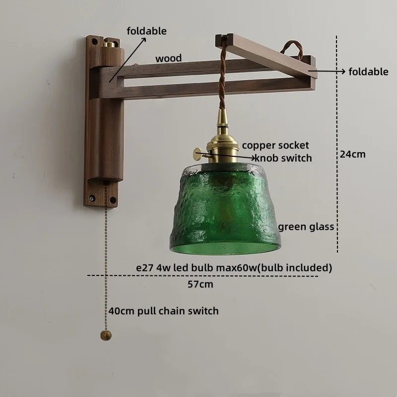 Decorbites™ Klares Glas LED Wandleuchte Moderne Treppenbeleuchtung Heimdekoration