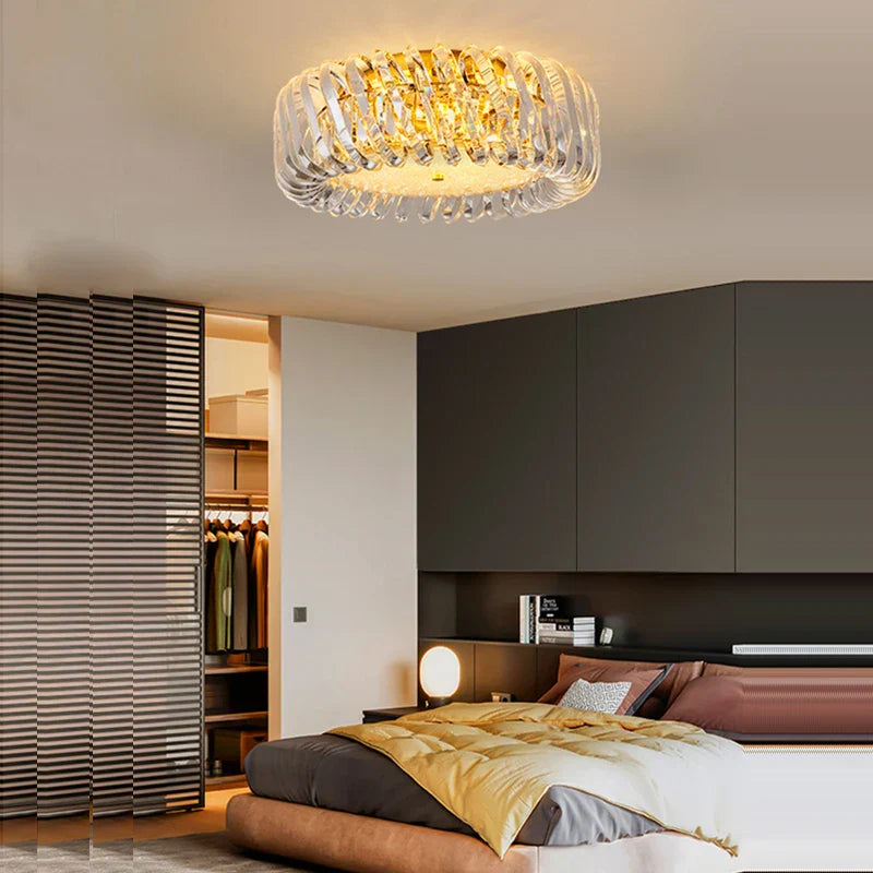 Gold LED Trend Chandelier