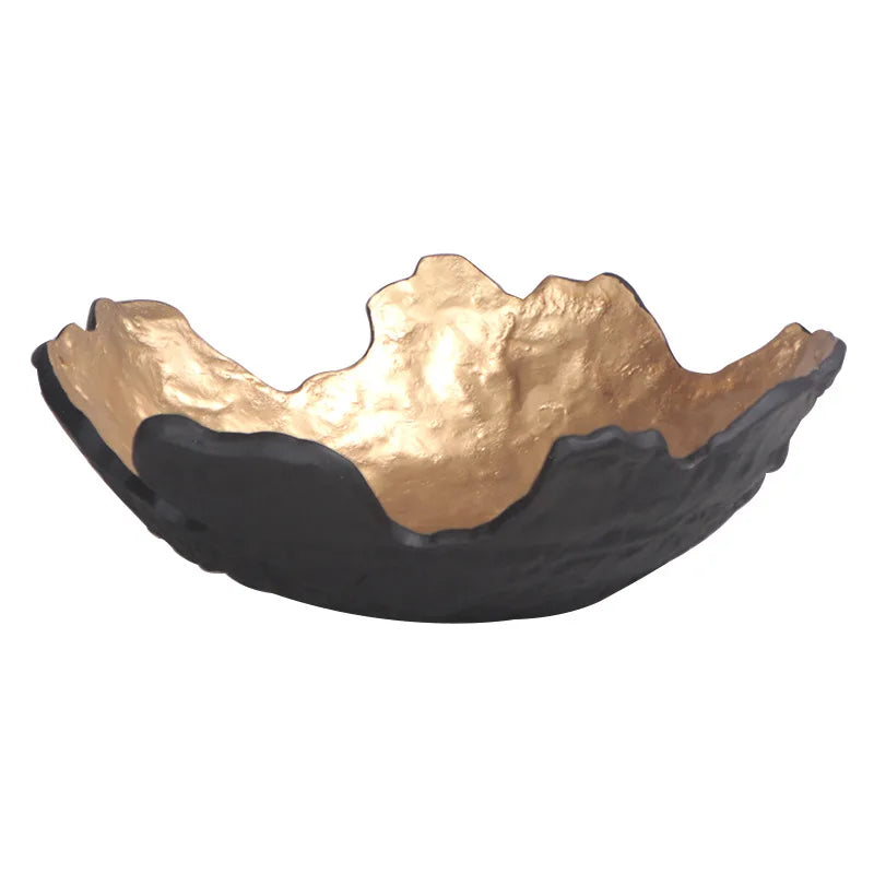 Gold Resin Fruit Tray