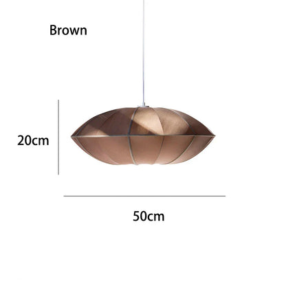 Decorbites™ Dänische Pendelleuchte Minimalistische Laterne UFO-Lampenschirm Rustikaler Stofflampenschirm