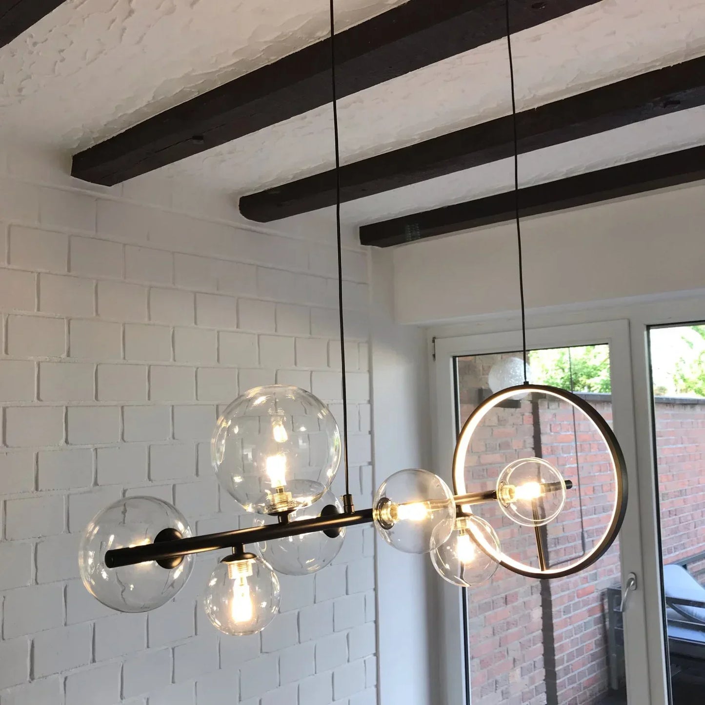 Decorbites™ Glas-Blase-Lüster - Lichtluxus amerikanischer Industrie-Stil Lampe für Restaurant- und Bartische