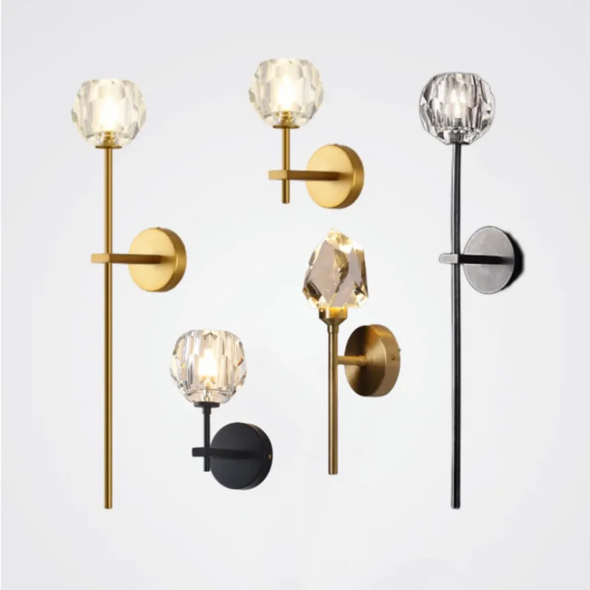 Decorbites™ Kristall-Wandleuchte: Moderne LED-Leuchte für Schlafzimmer, Wohnzimmer und Flur