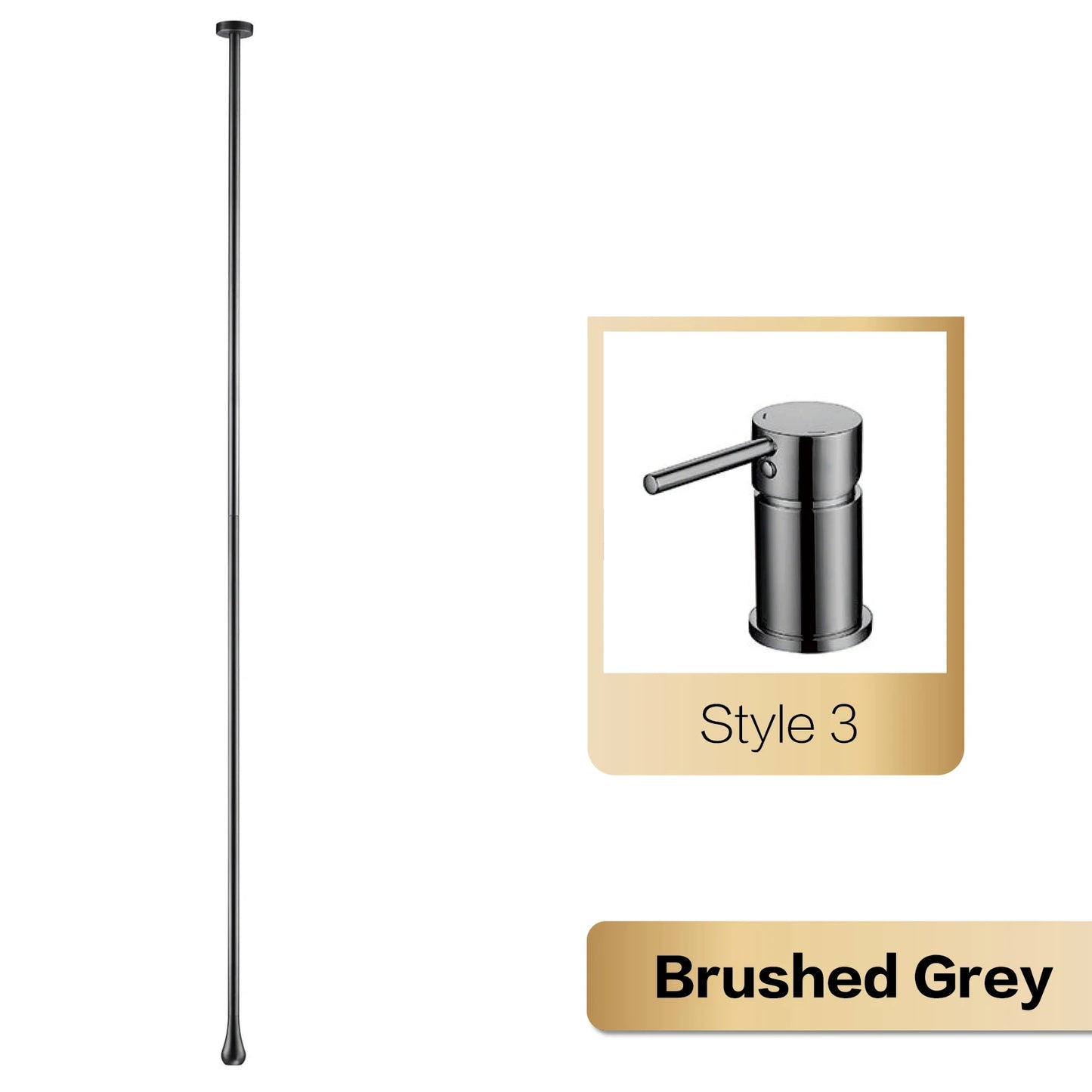Luxury brushed Gold bathroom Ceiling faucet