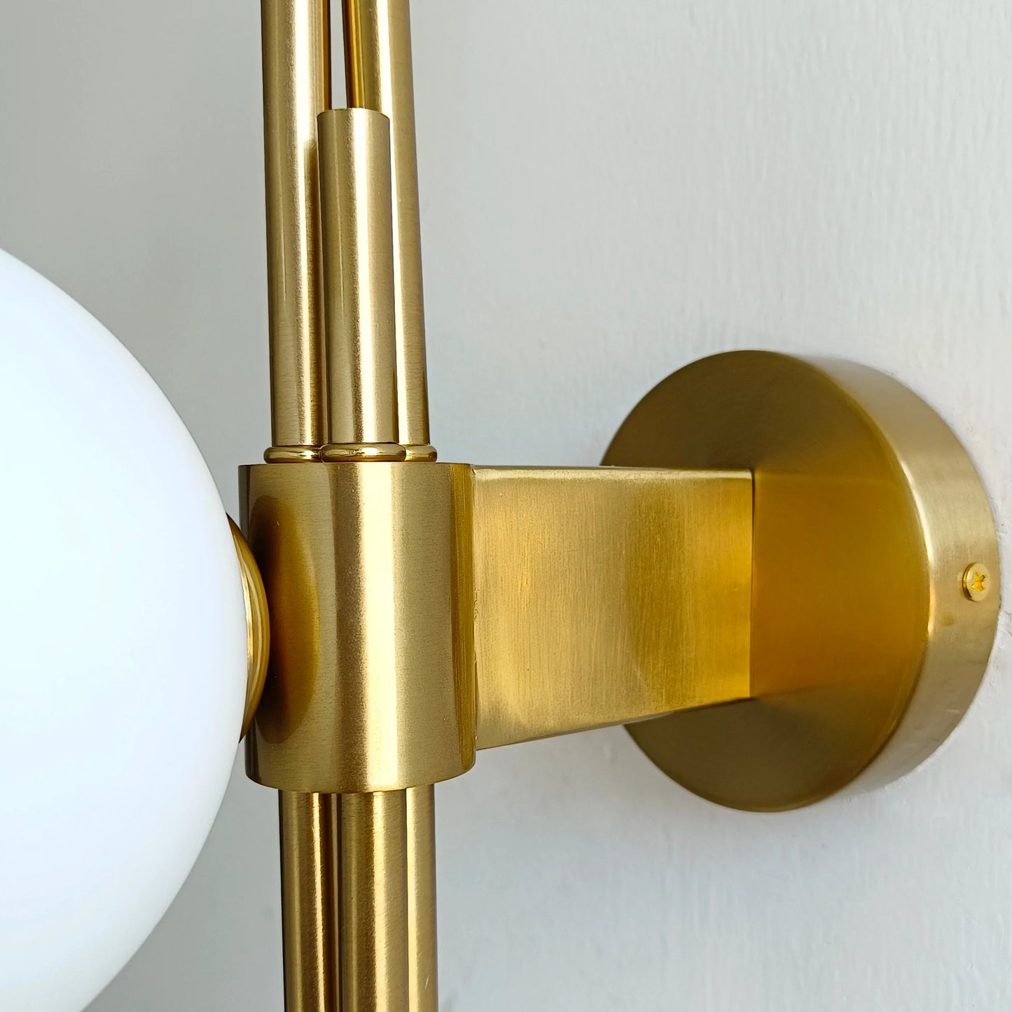 Decorbites™ Grüne Weiße Glasball-Wandlampen Nordisch Heimdekoration Nachttisch-Wandleuchte Goldene Leuchten