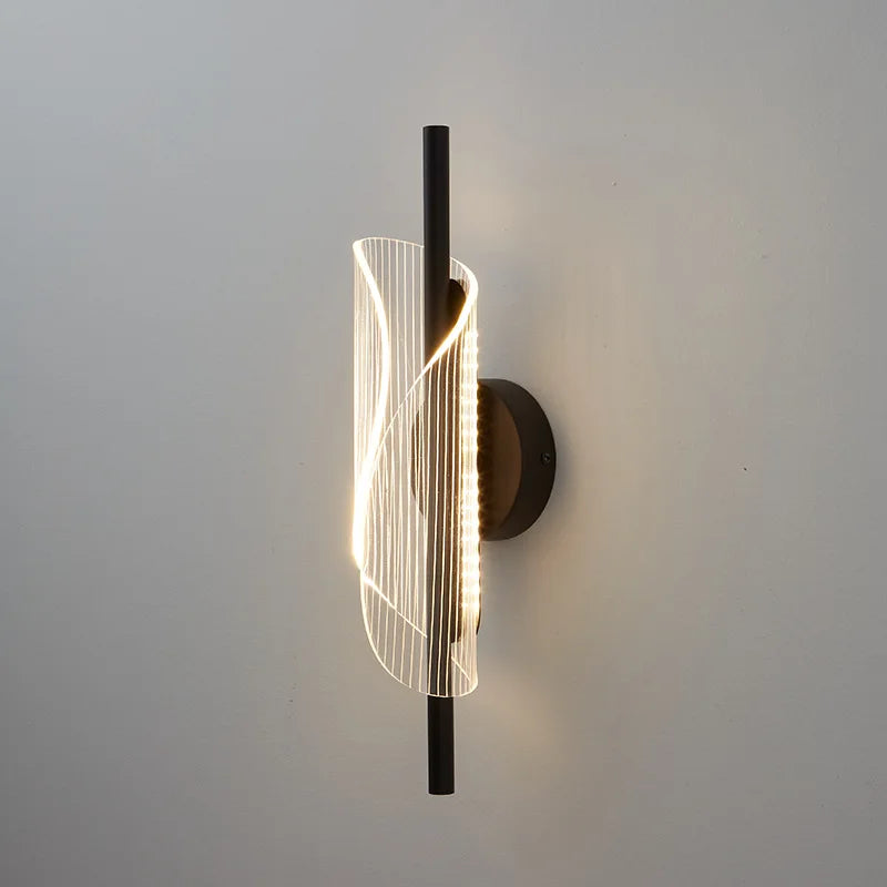 Modern Gold Black Sconce