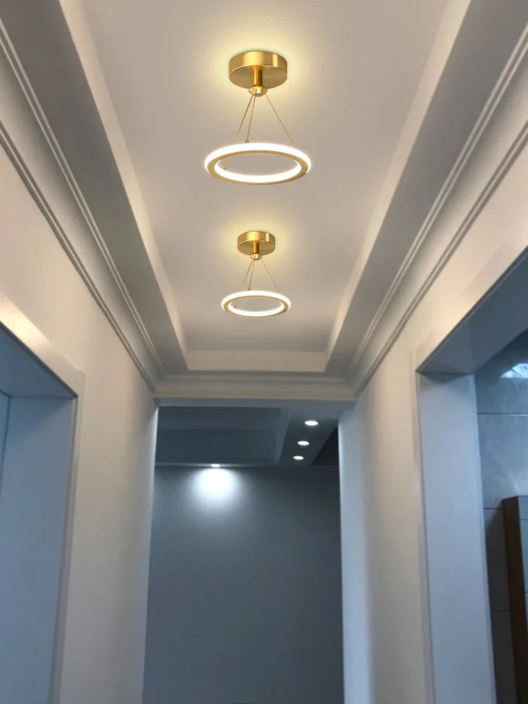 LED Modern Chandelier A Style Gold Tricolor