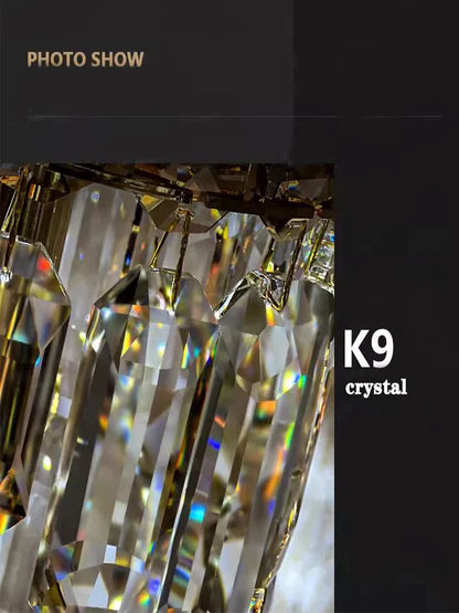 DecorBites™ Crystal Bedhead Pendant Light for Master Bedroom, High-End Restaurant Chandelier