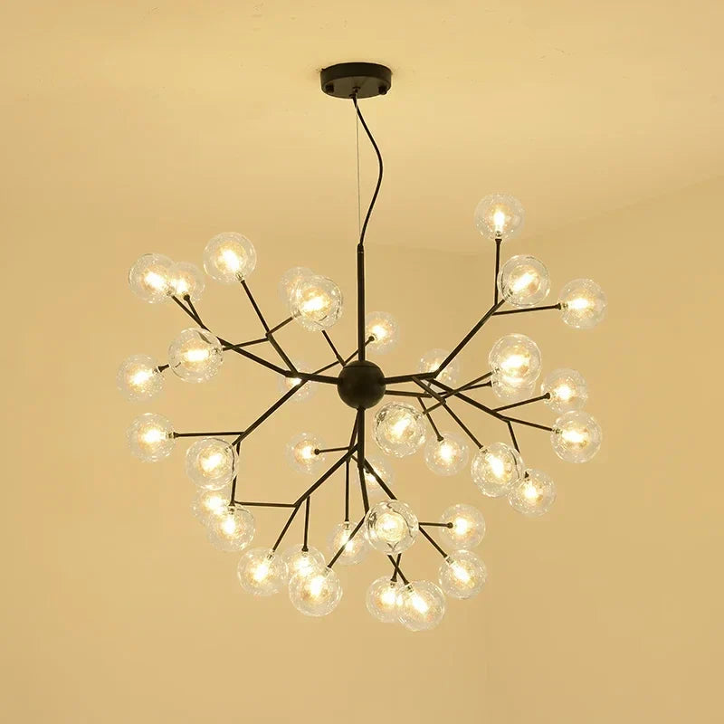 Decorbites™ Heracleum Firefly Glas Kugelleuchter - Luxusbeleuchtung für Treppenhaus und Esszimmer