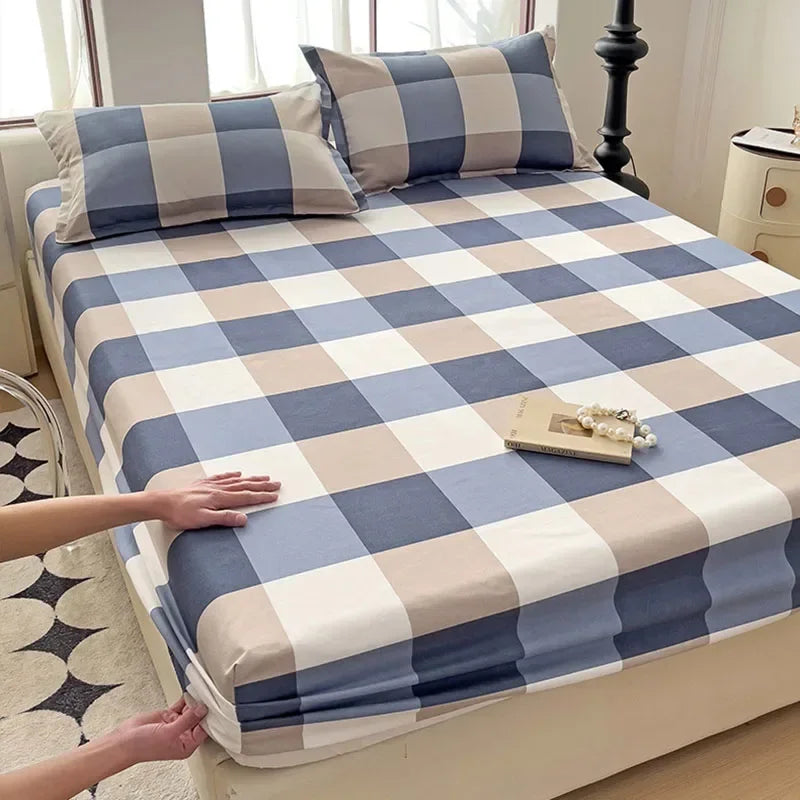 Decorbites™ Japanischer Stil Dickes Spannbettlaken für Queen-/King-Size-Bett