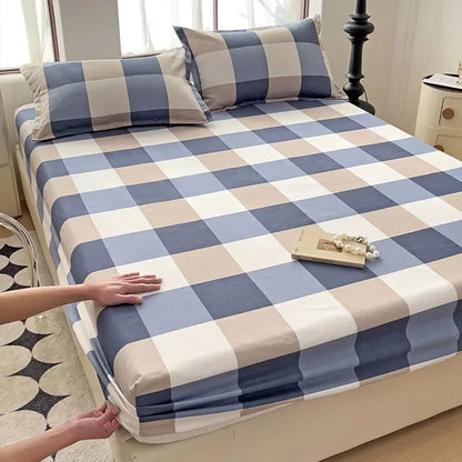 Decorbites™ Japanischer Stil Dickes Spannbettlaken für Queen-/King-Size-Bett