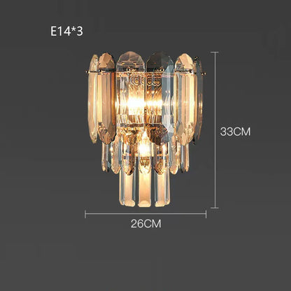 Decorbites™ Crystal-LED-Wandlampe: Minimalistisches Luxuslicht für das Wohnzimmer-TV-Hintergrund