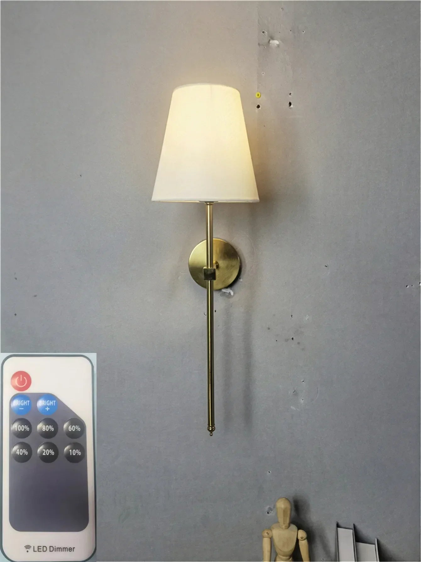 Decorbites™ LED Wandlampe mit USB-Aufladbarer Batterie – Moderne Beleuchtung für Schlafzimmer und Badezimmer