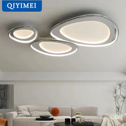 White Chrome LED Chandelier