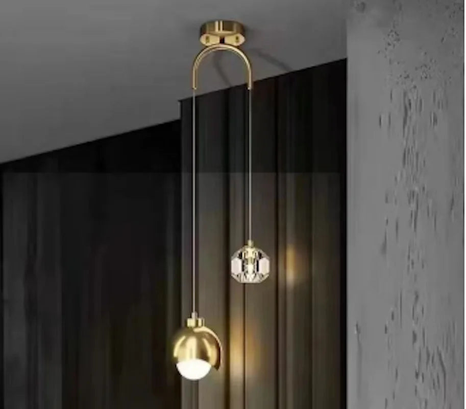 Decorbites™ Glas-Kugelleuchter-Hängeleuchte für luxuriöses Wohnzimmer, Schlafzimmer, Hotelvilla