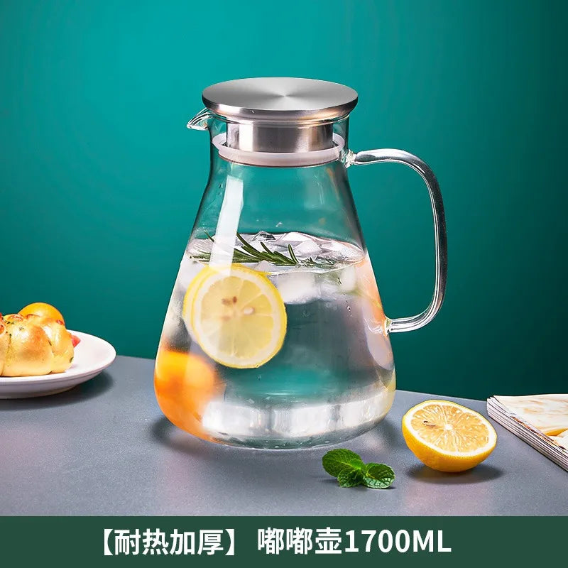 Decorbites™ Großkapazitäts-Wasser-Glas-Set mit Griff, hitzebeständig und explosionssicher
