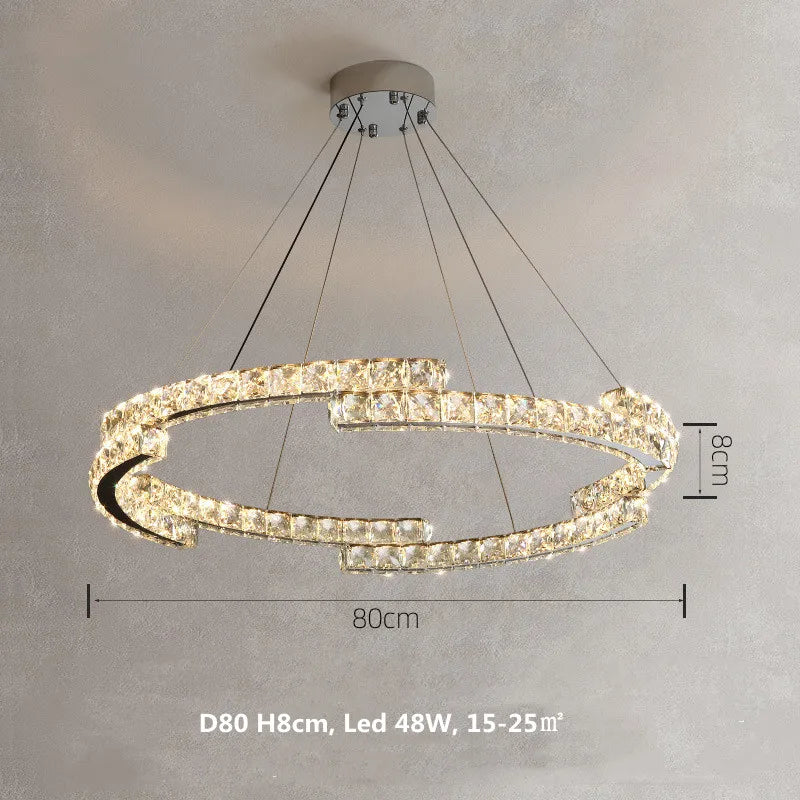 Decorbites™ Kristall-LED-Hängeleuchten Chromstahl Moderne Luxusarmaturen