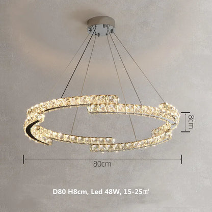 Decorbites™ Kristall-LED-Hängeleuchten Chromstahl Moderne Luxusarmaturen