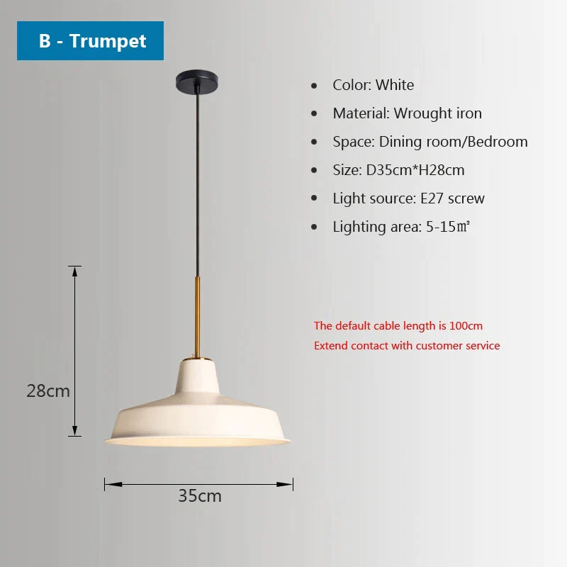 Decorbites™ Eisen-Industrie-Kronleuchter, nordisches Pendellicht für das Zuhause, Retro-Loft-Hängeleuchten