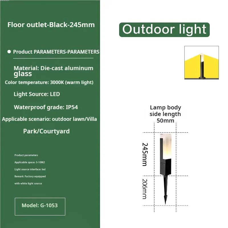 Aluminum LED Garden Lights