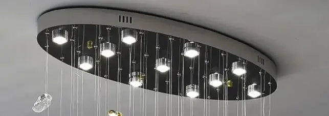 Decorbites™ Kristall-Esszimmer-Lüster: Elegante Stein-Dekorationsbeleuchtung für das Wohnzimmer