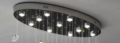 Decorbites™ Kristall-Esszimmer-Lüster: Elegante Stein-Dekorationsbeleuchtung für das Wohnzimmer