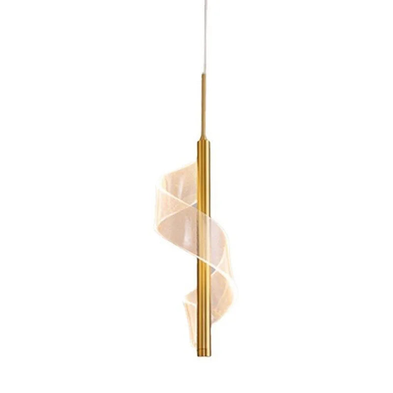 Decorbites™ Acryl-Spiralen-Hängeleuchte Schlafzimmer Wohnzimmer Modern Nordisch Tropfenförmige Hängelampe