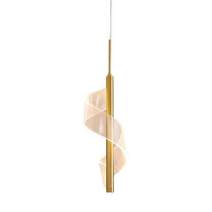 Decorbites™ Acryl-Spiralen-Hängeleuchte Schlafzimmer Wohnzimmer Modern Nordisch Tropfenförmige Hängelampe