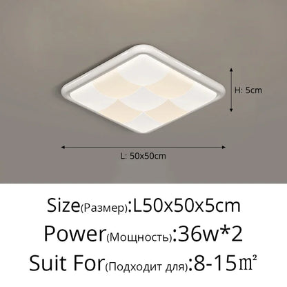 DecorBites™ Cream Style LED Ceiling Lights - Modern Living Room Indoor Lighting