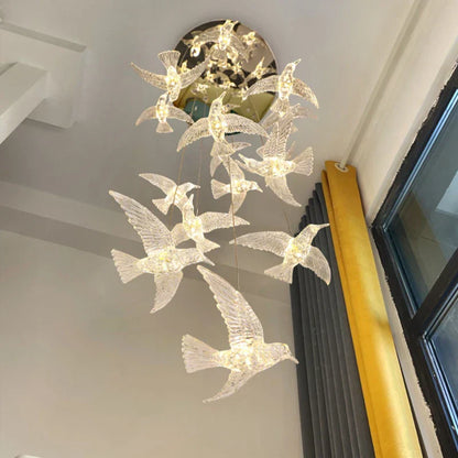 DecorBites™ Led Bird Pendant Lamp for Home Decoration and Lighting