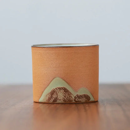 DecorBites™ Japanese Ceramic Tea Coffee Cup Porcelain Drinkware Mug - Single Pottery