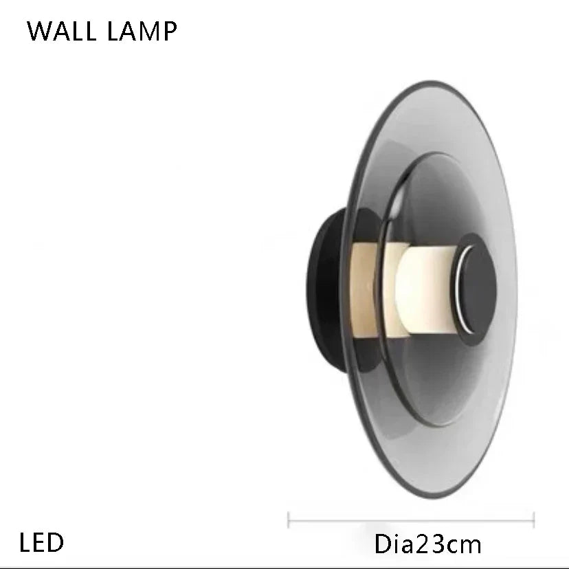 DecorBites™ Glass Gold Table Lamp: Luxury Designer Desk Light for Elegant Living Spaces