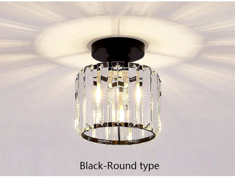 DecorBites™ Crystal LED Chandelier for Aisle, Hallway, and Living Spaces