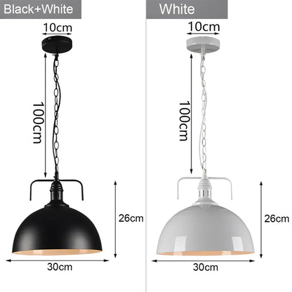 Decorbites™ Industrielle Loft-Hängeleuchte Pendellampe LED Edison Vintage Hängelampe